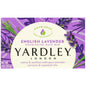 Yardley London English Lavender Bath Bar with essential oils, 4 oz, natural soap featuring lavender fragrance and floral packaging