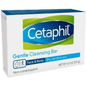 Cetaphil Gentle Cleansing Bar hypoallergenic bath soap, 4.5 oz, gentle skincare for sensitive skin, natural cleansing product