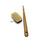 Dural Bath & Massage Brush with light natural bristles and olive wood handle, designed for gentle cleansing and massage.