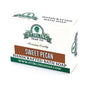 Stirling Soap Co. Sweet Pecan bath soap bar with textured surface, displayed in a natural setting, 5.5 oz.