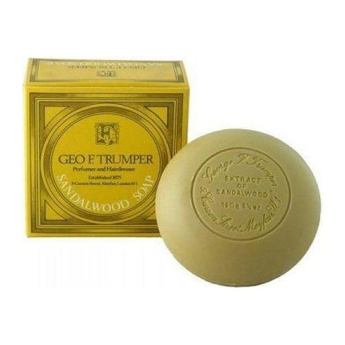 Geo. F. Trumper Bath Soap Collection featuring extract of limes, 150g, natural soap bars with fresh citrus scent.