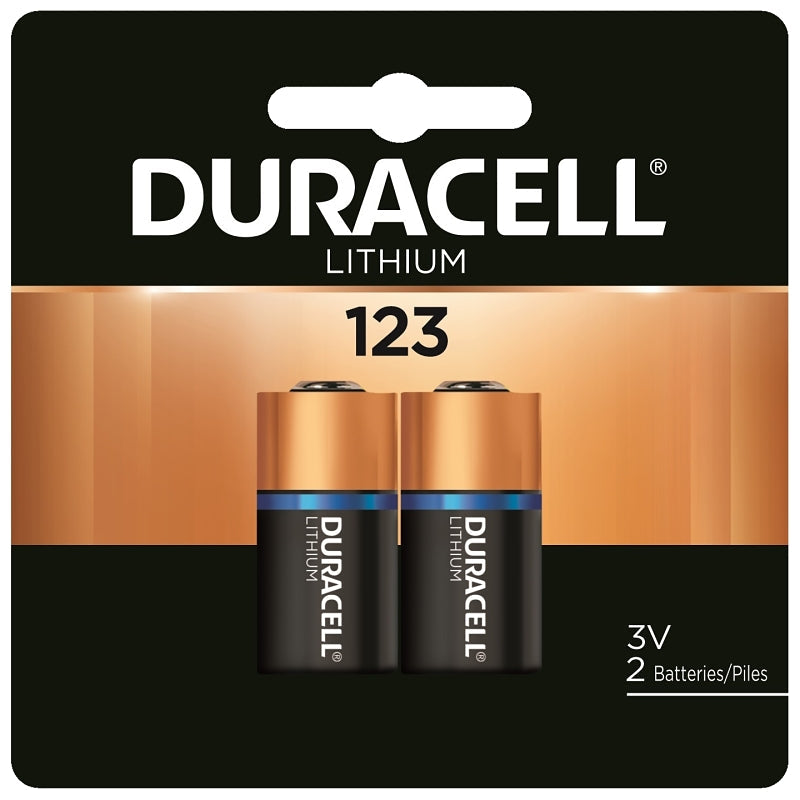 Duracell DL123AB2PK Ultra Lithium Photo Batteries, two-pack, compact batteries for cameras and electronic devices