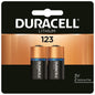 Duracell DL123AB2PK Ultra Lithium Photo Batteries, two-pack, compact batteries for cameras and electronic devices