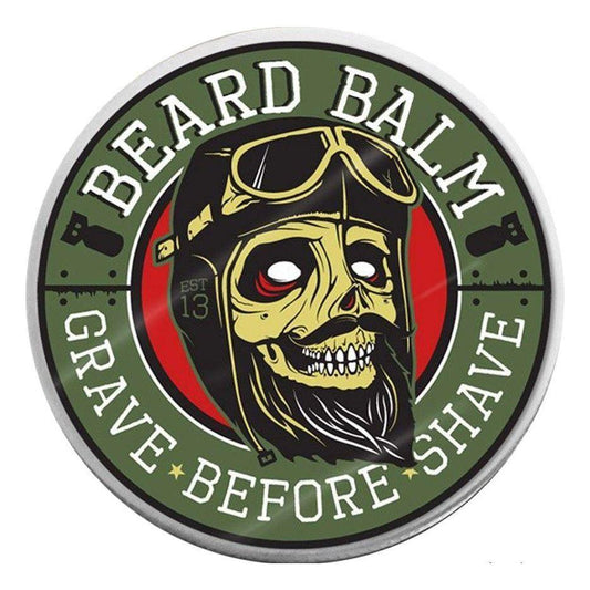 Pasteur Pharmacy Grave Before Shave Beard Balm Original 2 oz container, smooth beard balm for grooming and conditioning.