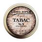 Long Rifle Soap Co. Tabac No.1 beard balm and oil collection featuring 3 oz bottles, natural grooming for beards.