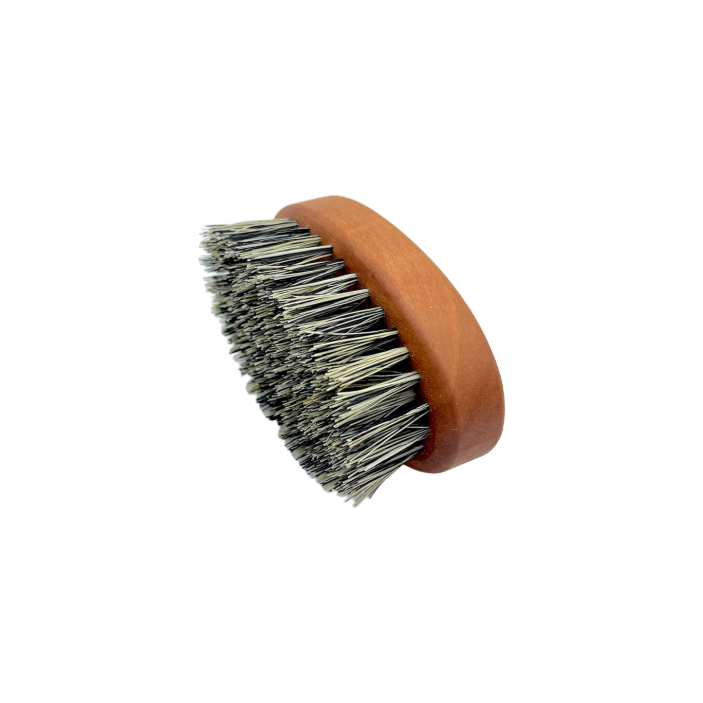 Dural Pear Wood Beard Brush by Pasteur Pharmacy with 7 rows of Tampico fiber for grooming and styling beards.
