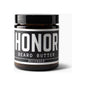 Pasteur Pharmacy Honor Initiative Defender Beard Butter 3.4 oz jar with a natural wooden lid and label for beard care.