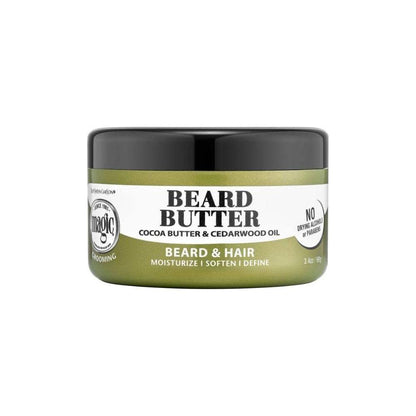 Pasteur Pharmacy Magic Grooming Beard Butter in 3.5 oz jar, smooth and nourishing for beard care.