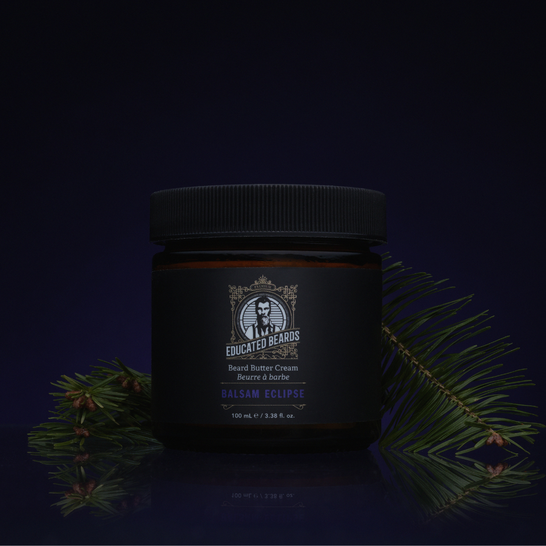 Educated Beards Eclipse Beard Butter Cream by Pasteur Pharmacy, 100ml, moisturizes and styles beard with nourishing beard care.