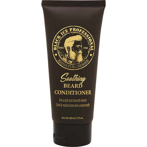 BlackIce Soothing Beard Conditioner by Pasteur Pharmacy, 3 fl oz, helps soften and condition beard hair for a healthy look.