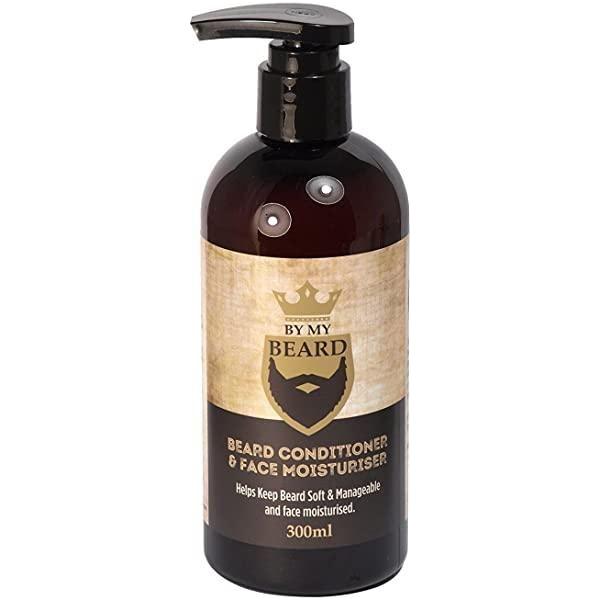 Dural Beard Conditioner and Face Moisturiser by Pasteur Pharmacy, 300ml bottle, with a pump dispenser and textured label.