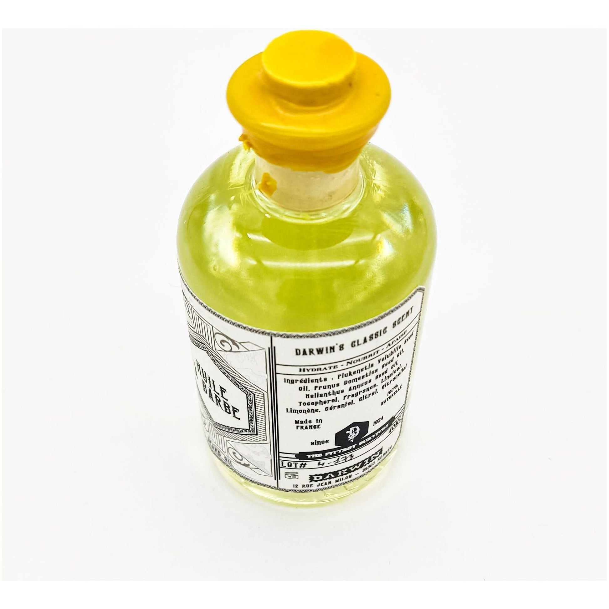 Darwin Shaving Classic Beard Oil from Pasteur Pharmacy, 40ml bottle with natural ingredients for grooming and beard conditioning.