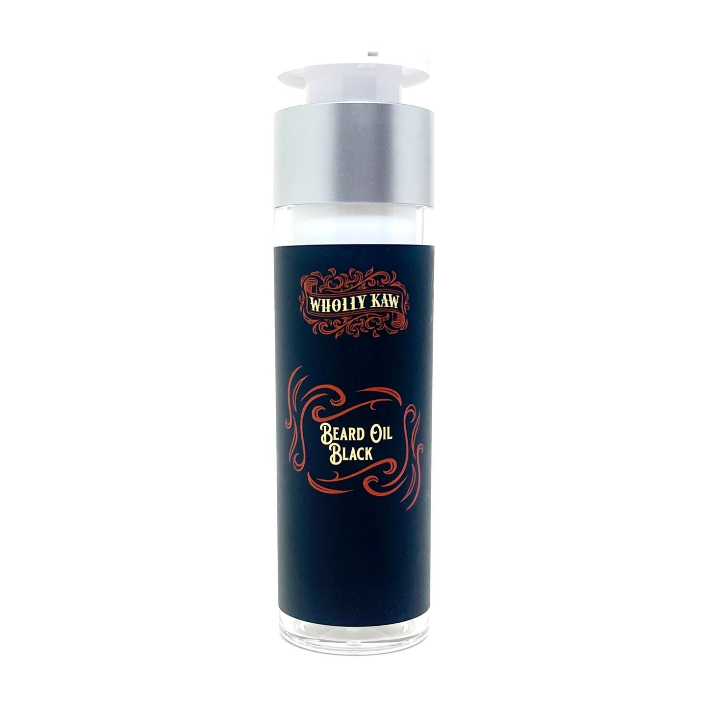 Wholly Kaw Black Beard Oil by Pasteur Pharmacy in a 1.69 fl oz bottle, designed to condition and soften facial hair