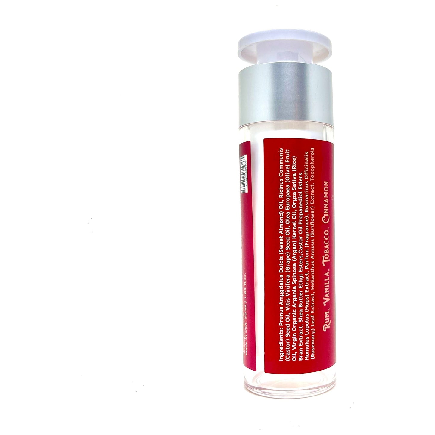 Wholly Kaw Red Beard Oil by Pasteur Pharmacy, 1.69 oz, smooth beard grooming product with red-tinted oil in a bottle