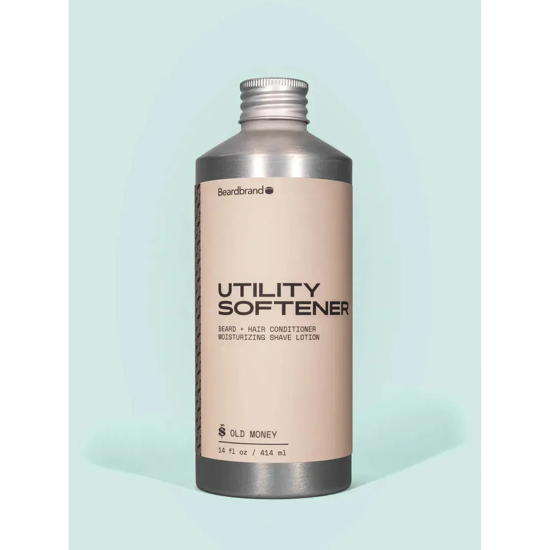 Pasteur Pharmacy Beard Softener by Beardbrand Old Money Utility, 14 oz bottle, smooth beard conditioning product.