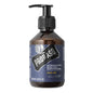 Proraso Single Blade Azur Lime Beard Wash in a 6.8 oz bottle, natural cleanser for beard grooming and hygiene.