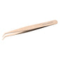 Tweezerman Lash Assist Rose beauty tool shown with pink handle and precision tip for eyelash separation and enhancement.