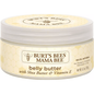 Burt's Bees Mama Bee Belly Butter 6.5oz jar, natural skincare product for pregnant bellies, featuring a white and beige container.