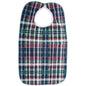 Deluxe patient bib from Essential Medical Supply by Pasteur Pharmacy, waterproof fabric with adjustable neck closure for medical use.