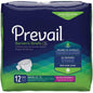 Unisex adult incontinence briefs by Prevail First Quality, 12-pack, shown as comfortable unisex incontinence underwear.