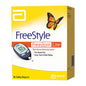 Freestyle Freedom Lite Blood Glucose Monitoring System by Pasteur Pharmacy, compact glucose meter with display and test strip port.