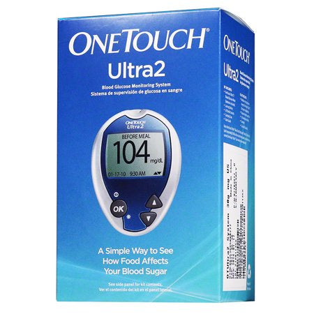 Pasteur Pharmacy One Tch Ultra2 Sys KT Metr blood glucose meter with digital display and testing strip port