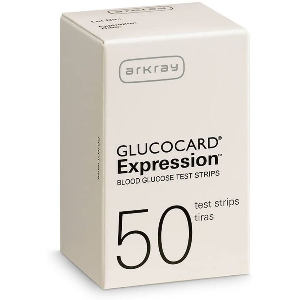 Pasteur Pharmacy Glucocard Expression Blood Glucose Test Strips, 50 count, for monitoring blood sugar levels.