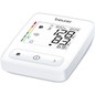 Beurer BM72 upper arm blood pressure monitor with cuff and digital display for accurate blood pressure readings.