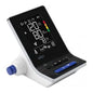 Braun ExactFit 3 blood pressure monitor with two adjustable upper arm cuffs for accurate readings.