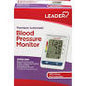 Leader(TM) Automatic Blood Pressure Monitor 400 Series upper arm device with digital display for accurate blood pressure readings.