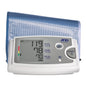 LifeSource A&D Medical extra-large cuff blood pressure monitor by Pasteur Pharmacy, displaying digital screen and cuff in use.