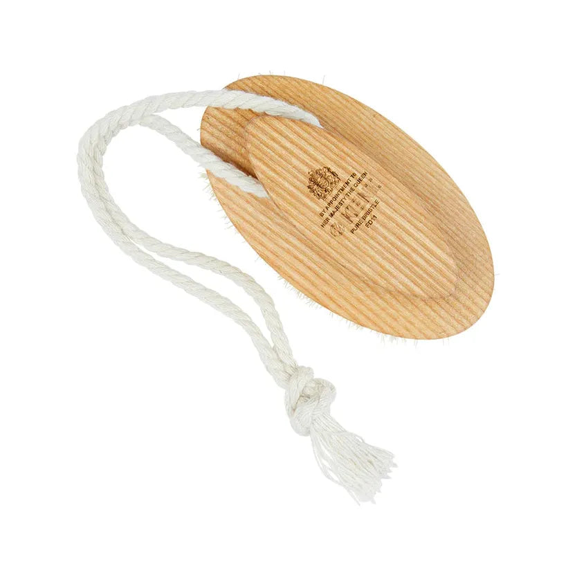 Kent Aqua Pure Bristle Bath & Shower Body Brush by Pasteur Pharmacy with natural bristles for gentle cleansing.