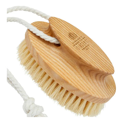 Kent Aqua Pure Bristle Bath & Shower Body Brush from Pasteur Pharmacy, featuring natural bristles for gentle exfoliation and cleansing.