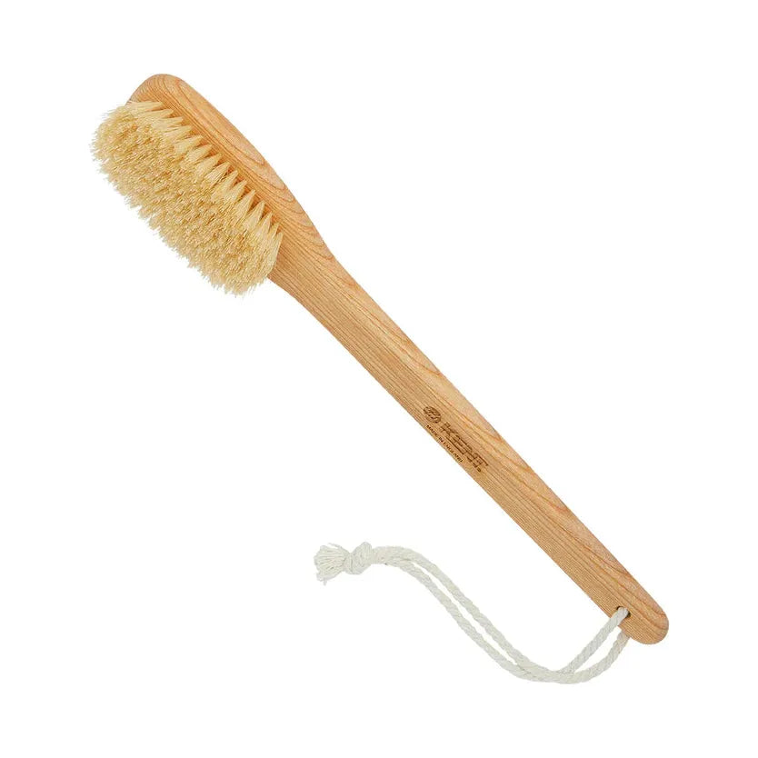Kent Aqua Pure Bristle Bath & Shower Body Brush by Pasteur Pharmacy, featuring natural bristles for gentle cleansing and exfoliation.