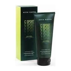 Acca Kappa C Sport Cedar body lotion in 200ml bottle, featuring a sleek design and cedar scent for nourishing skin.