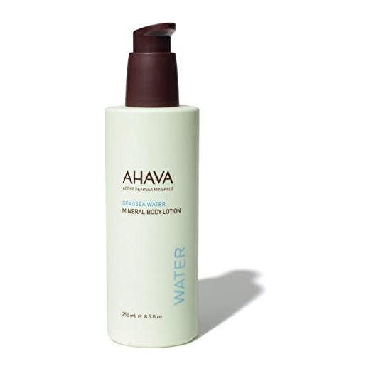 Ahava Deadsea Water Mineral Body Lotion in 250ml bottle, moisturizing body lotion with mineral-rich formula, by Pasteur Pharmacy