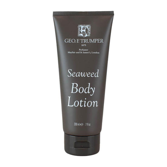Geo. F. Trumper Seaweed Body Lotion in 200ml bottle, moisturizing body lotion with seaweed extract from Pasteur Pharmacy.