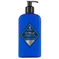 Jack Black Blue Midnight Hydrating Body Lotion in a 16 oz bottle, featuring a sleek design and blue packaging.