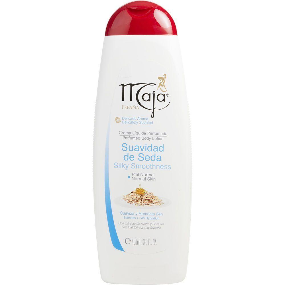 Maja Body Lotion by Pasteur Pharmacy with glycerin and oat extract, 13.5 oz bottle for smooth, hydrated skin