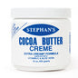 Pasteur Pharmacy Stephan's Cocoa Butter Creme body lotion in a 16 oz jar, smooth and moisturizing for skin care.