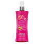 Body Fantasies Pink Vanilla Kiss Body Mist by Pasteur Pharmacy in 8 oz spray bottle with pink floral design.