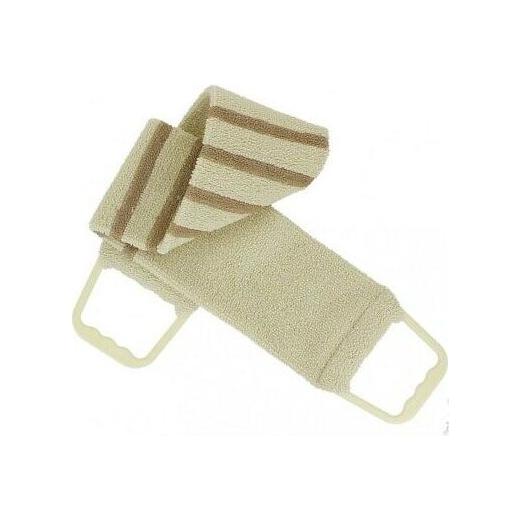 Riffi Massage Beauty Body Strap No. 426 from Pasteur Pharmacy, shown in use for muscle relaxation and massage.