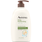 Aveeno Daily Moisturizing Lightly Scented Body Wash in 12 Fl Oz bottle, gentle formula for soft, refreshed skin