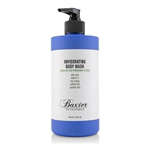 Baxter of California Invigorating Italian Lime & Pomegranate Body Wash in 16 oz bottle, featuring fresh citrus and fruit scent