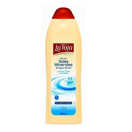 La Toja Hydrothermal Shower Gel with Mineral Salts in 600ml bottle, body wash featuring mineral-rich formula for refreshing skin.
