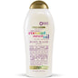 OGX Extra Creamy Coconut Miracle Oil Body Wash in 19.5 oz bottle, featuring creamy texture and coconut scent for ultra moisture.