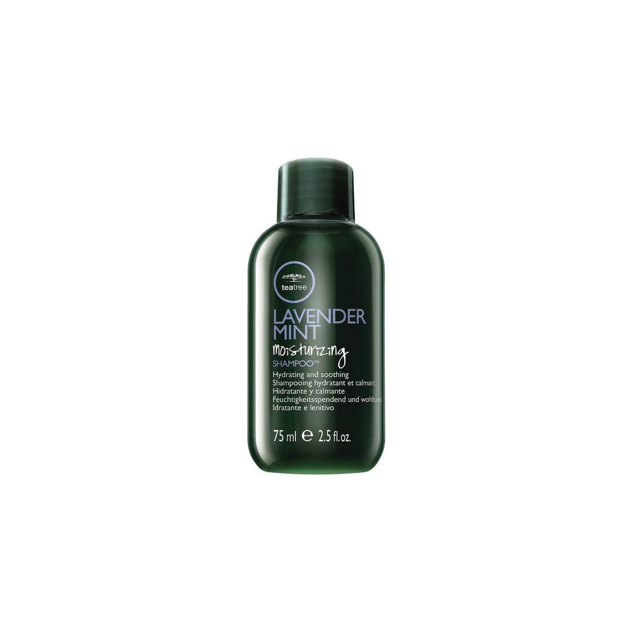 Paul Mitchell Tea Tree Moisturizing Body Wash with lavender and mint, 2.5oz, natural skin cleansing product.