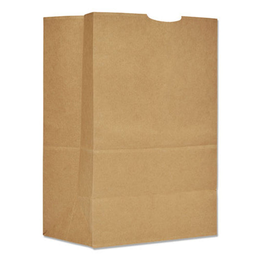 Kraft paper grocery bags with 50 lbs capacity, size 6.31" x 4.19" x 13.38", 500 bags in natural kraft for bread and groceries