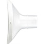 Medela PersonalFit Breastshields in medium size, 24mm, designed for breast pump accessories, with clear tubing and flange visible.