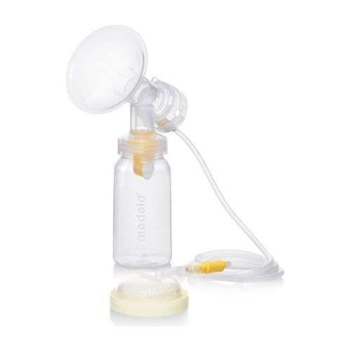 Hospital-grade double breast pump kit from Medela Symphony and Lactina with tubing and accessories for effective breastfeeding.